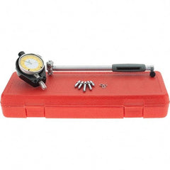 SPI - 6 Anvil, 1.4 to 2.4" Dial Bore Gage - 0.0005" Graduation, 6" Gage Depth, Accurate to 0.00065", Carbide Ball - A1 Tooling