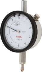 SPI - 0.05" Range, 0-5-0 Dial Reading, 0.0001" Graduation Dial Drop Indicator - 2.2" Dial, 0.01" Range per Revolution, 0.0007" Accuracy, Revolution Counter, Includes NIST Traceability Certification - A1 Tooling