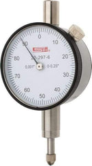 SPI - 1/4" Range, 0-100 Dial Reading, 0.001" Graduation Dial Drop Indicator - 1.61" Dial, 0.1" Range per Revolution, 0.001" Accuracy, Includes NIST Traceability Certification - A1 Tooling