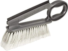 Harper Brush - 14" OAL, Synthetic Counter Brush - 2-1/4" Bristle Length, 8" Long x 1-3/4" Wide Head, Straight Foam Handle, Gray & Red - A1 Tooling