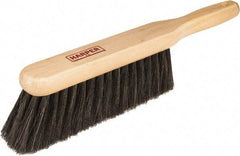 Harper Brush - 14" OAL, Horsehair Counter Brush - 2-1/4" Bristle Length, 8" Long x 1-3/4" Wide Head, Straight Wood Handle, Black - A1 Tooling