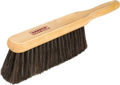 Harper Brush - 14" OAL, Horsehair & Nylon Counter Brush - 2-1/4" Bristle Length, 8" Long x 1-3/4" Wide Head, Straight Wood Handle, Black - A1 Tooling