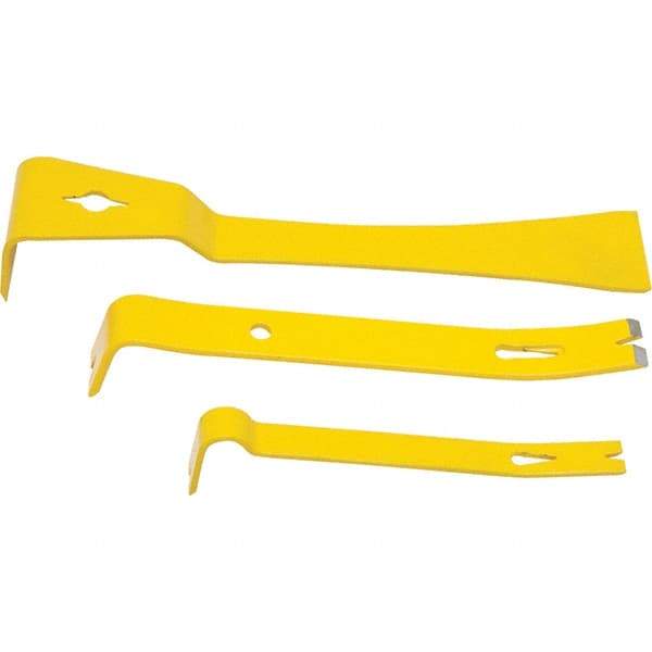 Stanley - 3 Piece Pry Bar Set - Includes 5, 7 & 9" Lengths - A1 Tooling