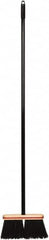 Harper Brush - 52" OAL Synthetic Bristle Straight Cut Broom - 48" Long Metal Handle, 4" Bristle Length, 9" Wide, Water Resistance - A1 Tooling