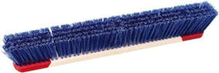 Harper Brush - 24" Rough Surface Synthetic Push Broom - 3" Bristle Length, Wood Block, Bolt-On Handle Connection, Handle Included - A1 Tooling