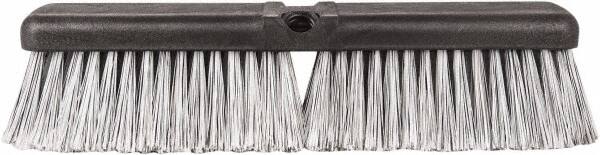 Harper Brush - 14" OAL, Vehicle Wash Brush - Black Flagged Plastic Bristles, 2-1/4" Trim Length - A1 Tooling