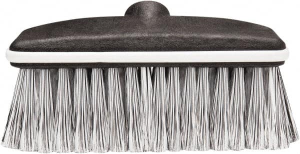 Harper Brush - 8" OAL, Vehicle Wash Brush - Black Flagged Plastic Bristles, 2-1/4" Trim Length - A1 Tooling