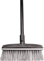 Harper Brush - 10" OAL, Vehicle Wash Brush - Black Flagged Plastic Bristles, 22-1/4" Trim Length, 54" Handle - A1 Tooling