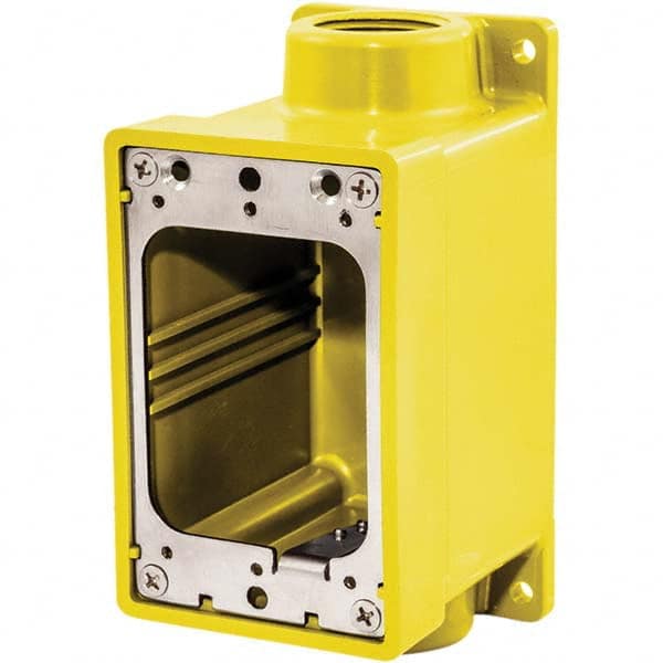 Hubbell Wiring Device-Kellems - Electrical Outlet Boxes & Switch Boxes Enclosure Type: Device Box Enclosure Shape: Rectangle - A1 Tooling