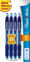 Paper Mate - 1mm Ball Point Retractable Ball Point Pen - Blue - A1 Tooling