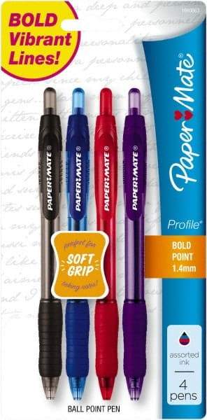 Paper Mate - 1mm Ball Point Retractable Ball Point Pen - Assorted Colors - A1 Tooling