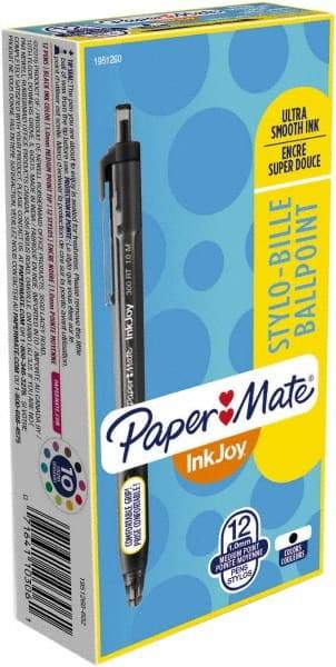 Paper Mate - 1mm Ball Point Retractable Ball Point Pen - Black - A1 Tooling