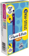 Paper Mate - 1mm Ball Point Ball Point Pen with Stylus - Assorted Colors - A1 Tooling