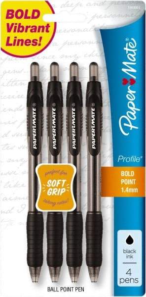 Paper Mate - 1mm Ball Point Retractable Ball Point Pen - Black - A1 Tooling