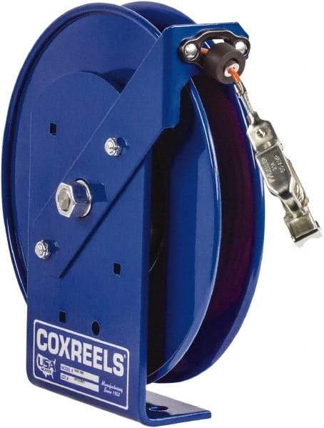 CoxReels - 5/32 Inch x 100 Ft. Stranded Cable Grounding Reel - Hand Crank Reel, Galvanized Steel Cable - A1 Tooling