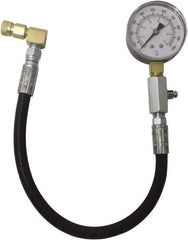 Lang - 1.38' Hose Length, 2,000 Max psi, Mechanical Automotive Diesel Compression Tester - 2 Lb Graduation - A1 Tooling