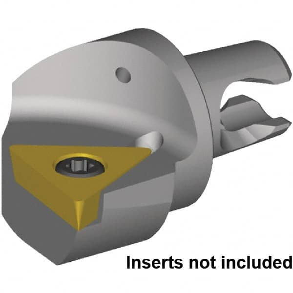 Kennametal - Right Hand Cut, 25mm Min Bore Diam, Size KM2016 Steel Modular Boring Cutting Unit Head - 20mm Max Bore Depth, Through Coolant, Compatible with TP..16T308, TP..3252 - A1 Tooling