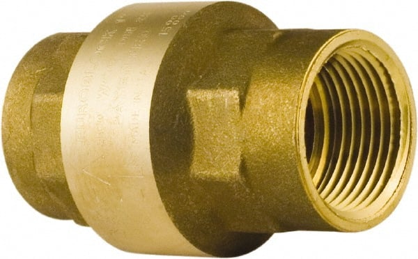 BONOMI - 3/8" Lead Free Brass Check Valve - Exact Industrial Supply