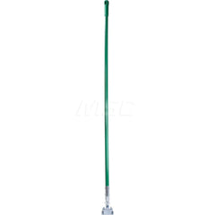 Mop Handles; For Use With: Dust Mops; Connection Type: Clip-On; Handle Type: Clip-On; Handle Length (Inch): 60; Handle Material: Fiberglass; Handle Style: No; Color: Green; Connector Material: Steel; Handle Length: 60; Telescoping: No