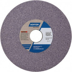 Norton - 7" Diam x 1-1/4" Hole x 1/4" Thick, K Hardness, 80 Grit Surface Grinding Wheel - Aluminum Oxide, Type 1, Medium Grade, Vitrified Bond - A1 Tooling