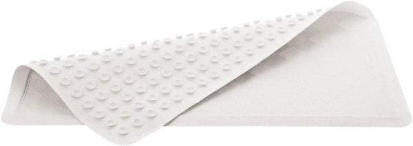 Rubbermaid - 22-1/2" Long x 14" Wide, Rubber Plumbed Wash Station Bath Tub Mat - White Matting - A1 Tooling