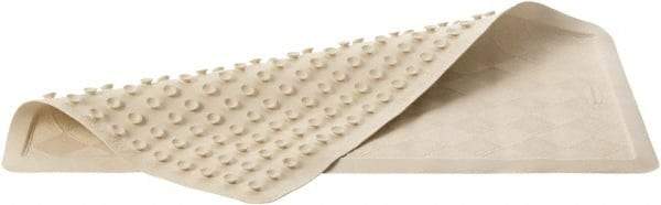 Rubbermaid - 36" Long x 18" Wide, Rubber Plumbed Wash Station Bath Tub Mat - Beige Matting - A1 Tooling