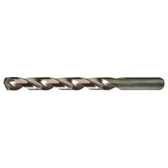 39/64 RHS / RHC HSS-CO 8% (M42) 135 Degree Split Point Heavy Duty Cobalt Drill - Straw / Gold Oxide - Exact Industrial Supply