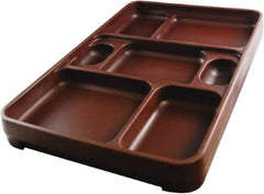 Made in USA - 14-1/4" Long x 9-1/2" Wide x 1-3/4" Deep Tray - Polypropylene - A1 Tooling