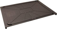 Made in USA - 17-1/2" Wide x 1" High, Gray Bin Cover - Use with Barracuda Box - A1 Tooling