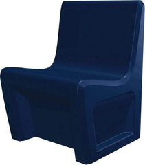 Made in USA - Slate Blue Polyethylene Guest Chair - 24" Wide x 33" High - A1 Tooling