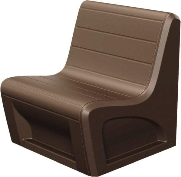 Made in USA - Brown Polyethylene Guest Chair - 31" Wide x 33" High - A1 Tooling