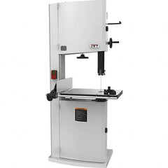 Jet - 20" Throat Capacity, Step Pulley Vertical Bandsaw - 2,530/4,850 SFPM, 3 hp, Single Phase - A1 Tooling