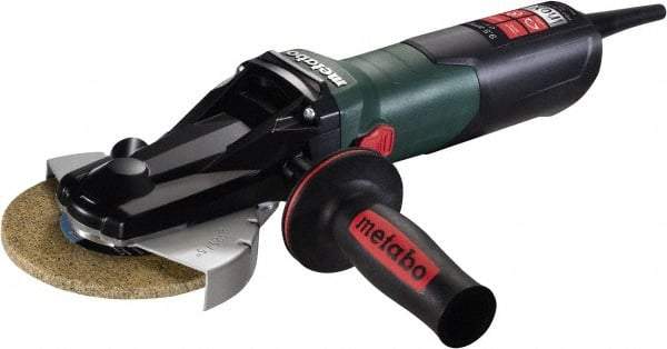 Metabo - 5" Wheel Diam, 2,000 to 7,600 RPM, Corded Angle & Disc Grinder - 5/8-11 Spindle, 9.5 Amps - A1 Tooling