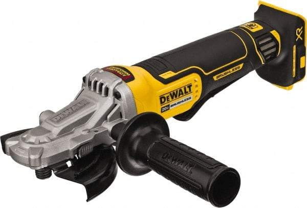 DeWALT - 5" Wheel Diam, 9,000 RPM, Cordless Angle & Disc Grinder - 5/8-11 Spindle, 20 Volts - A1 Tooling