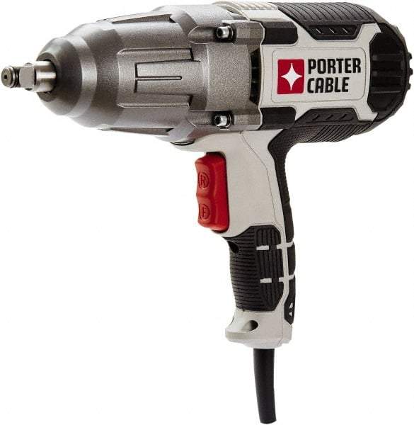 Porter-Cable - 1/2" Drive, 450 Ft/Lb Torque, Pistol Grip Handle, 2,600 RPM, Impact Wrench - 7 Amps, 12 Volts - A1 Tooling