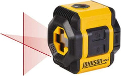 Johnson Level & Tool - 2 Beam 30' Max Range Self Leveling Cross Line Laser - Red Beam, 3/16" at 30' Accuracy - A1 Tooling