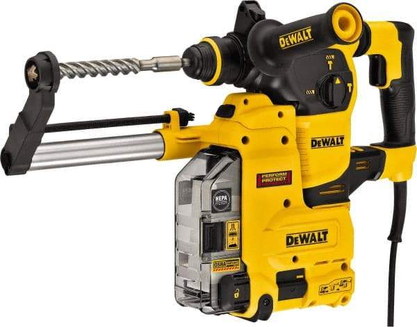 DeWALT - 120 Volt 1" SDS Plus Chuck Electric Rotary Hammer - 0 to 5,200 BPM, 0 to 1,150 RPM, Reversible - A1 Tooling