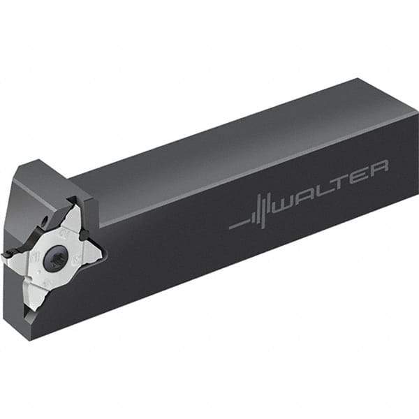 Walter - 6mm Max Depth of Cut, Indexable Grooving Tool Holder - 16mm Shank Height, 16mm Shank Width, 120mm OAL - A1 Tooling