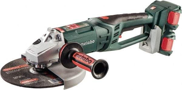 Metabo - 9" Wheel Diam, 6,600 RPM, Cordless Angle & Disc Grinder - 5/8-11 Spindle - A1 Tooling