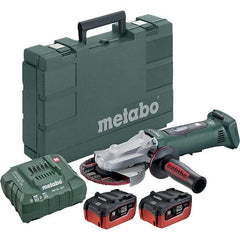 Metabo - 5" Wheel Diam, 8,000 RPM, Cordless Angle & Disc Grinder - 5/8-11 Spindle - A1 Tooling