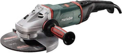 Metabo - 9" Wheel Diam, 6,600 RPM, Corded Angle & Disc Grinder - 5/8-11 Spindle, 15 Amps - A1 Tooling