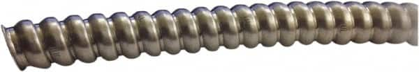 Anaconda Sealtite - 1-1/4" Trade Size, 25' Long, Flexible Metallic Conduit - Galvanized Steel, 31.75mm ID, Gray - A1 Tooling