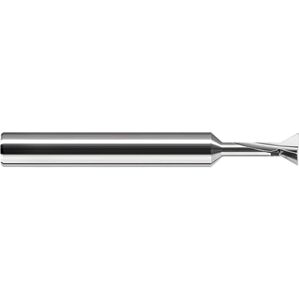 Harvey Tool - 90° 3/32" Cut Diam, 1/32" Cut Width, Solid Carbide Dovetail Cutter - Exact Industrial Supply