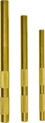 Mayhew - 3 Piece, 3/8 to 5/8", Drift Punch Set - Round Shank, Brass, Comes in Plastic Tray - A1 Tooling