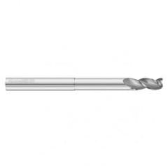 25mm Dia. x 150mm Overall Length 3-Flute 1.5mm C/R Solid Carbide SE End Mill-Round Shank-Center Cut-Uncoated - A1 Tooling