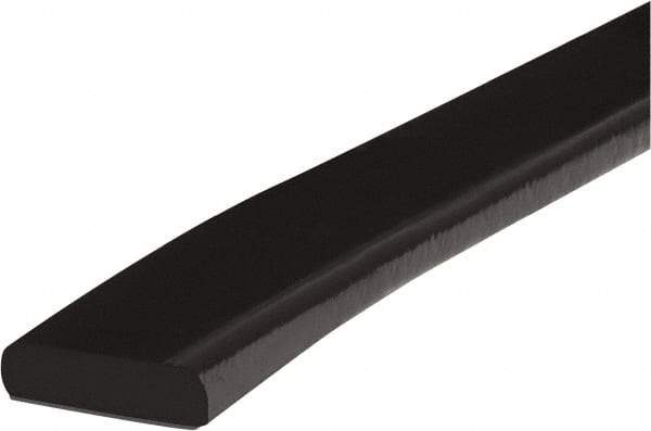 PRO-SAFE - 39" Long, Polyurethane Foam Type F Surface Guard - Black, 1" High x 2" Wide Side - A1 Tooling