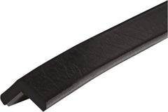 PRO-SAFE - 39" Long, Polyurethane Foam Type E Corner Guard - Black, 1" High x 2" Wide Side - A1 Tooling