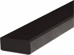 PRO-SAFE - 39" Long, Polyurethane Foam Type D Surface Guard - Black, 1" High x 2" Wide Side - A1 Tooling