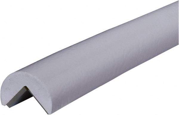 PRO-SAFE - 39" Long, Polyurethane Foam Type A Corner Guard - White, 1" High x 2" Wide Side - A1 Tooling