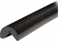 PRO-SAFE - 39" Long, Polyurethane Foam Type A Corner Guard - Black, 1" High x 2" Wide Side - A1 Tooling